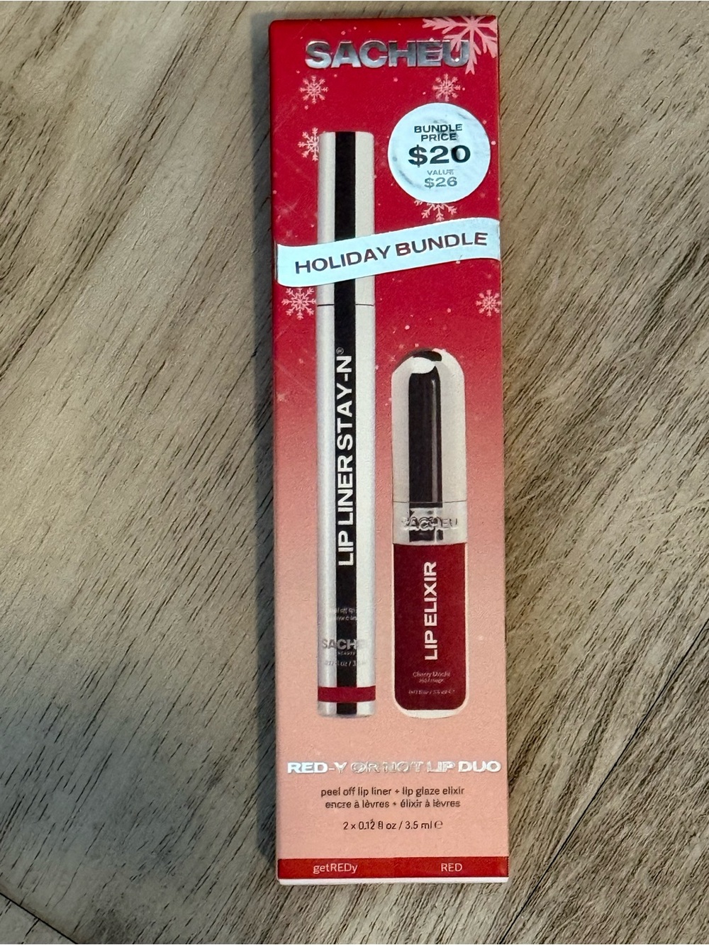 SACHET Lip Liner & Lip Elixir PeelOff Lip Liner - getREDY